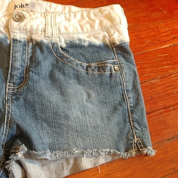 Jolt Bleach Dye Jean Shorts SZ 9 - Picture 5 of 8